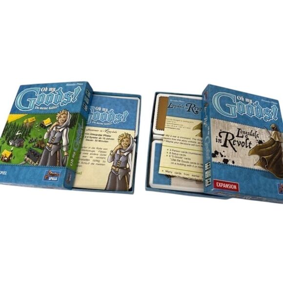 Oh My Goods! (in German) Card Game + Longsdale in Revolt Expansion Complete - Picture 2 of 3